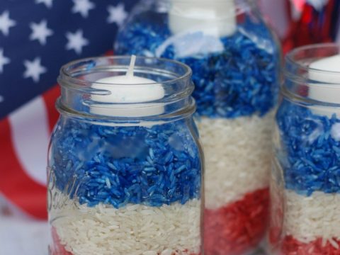 Image for 4th of July Mason Jar Candles 