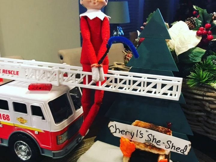 Image for Just light it on fire so Elfie can have a smore