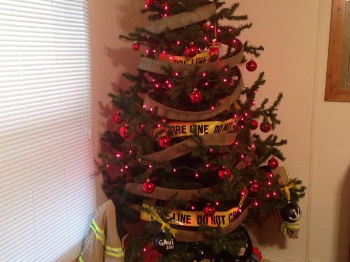 Image for "Everything is fire proof but the red bulbs and the tree" Tree