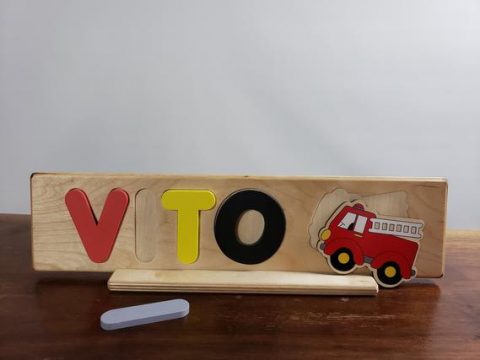 Image for Fire Truck Name Puzzle